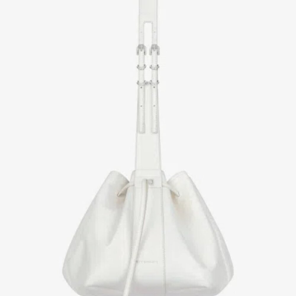 NEW WITH TAGS! AUTHENTIC GIVENCHY IVORY CALFSKIN LEATHER CROSSBODY BAG